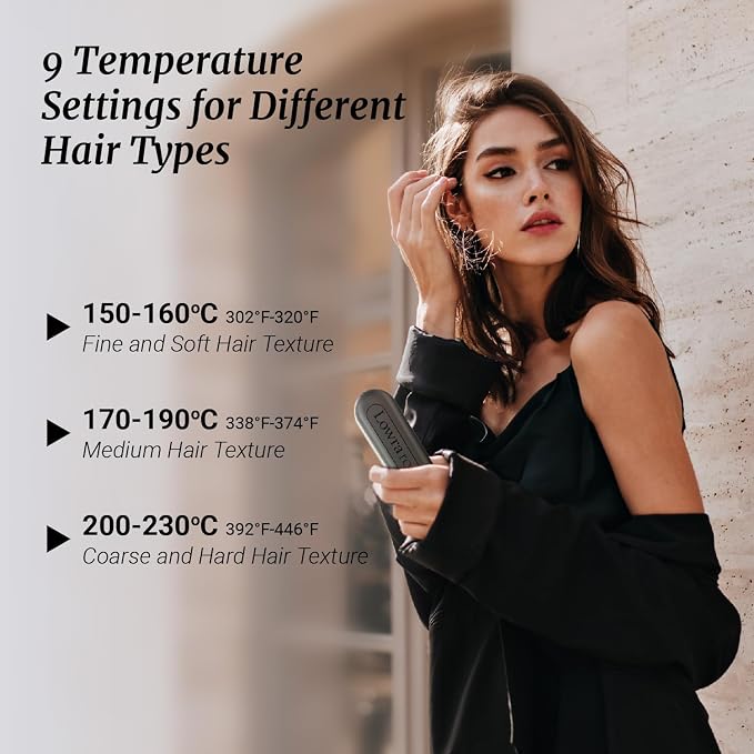 Cordless Hair Straightener Brush